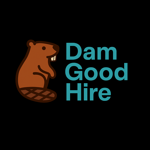 DamGoodHire beaver logo